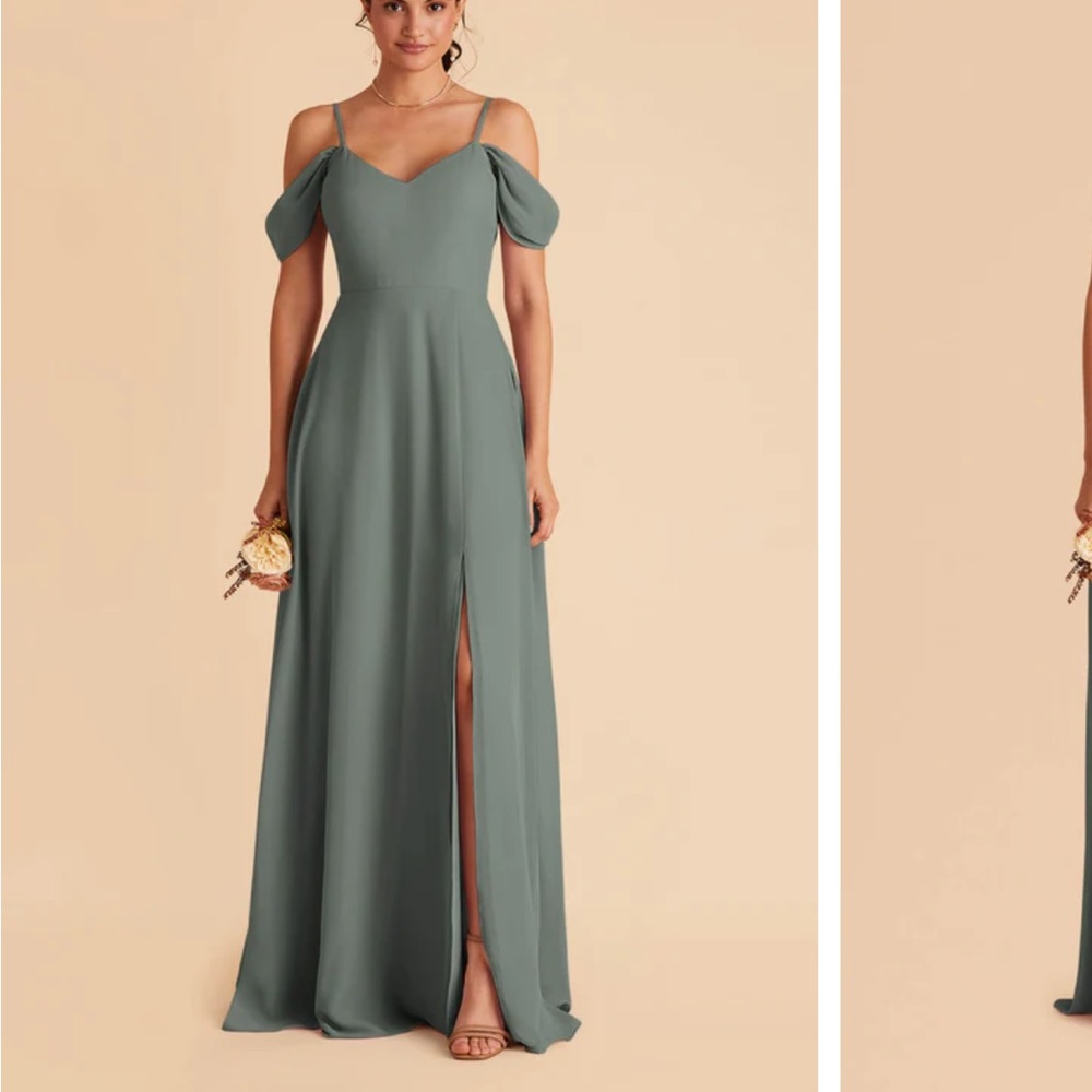 BIRDY GREY Devin Convertible Dress - Sea Glass Size Small, Bridesmaid, Chiffon